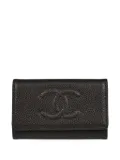 CHANEL Pre-Owned 2000 caviar-leather key case - Black