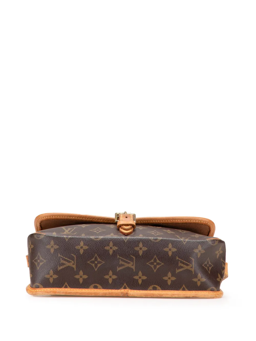 Pre-owned Louis Vuitton 2008 Monogram Sologne Crossbody Bag In Brown