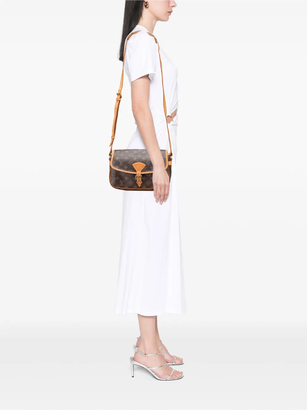 Louis Vuitton Pre-Owned 2008 Monogram Sologne crossbody bag - ブラウン Louis Vuitton Pre-Owned 2008 Monogram Sologne crossbody bag - ブラウン