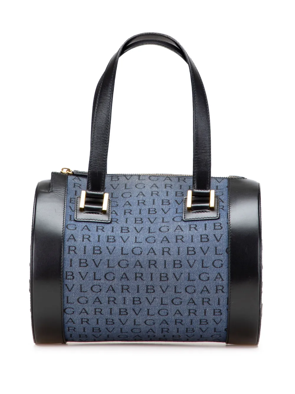 20th Century Logomania Denim Cylinder handbag