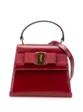 Ferragamo Pre-Owned 2000-2025 Leather Vara Bow satchel - Red