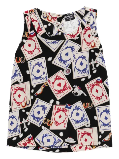 CHANEL Pre-Owned 1990-2000s sleeveless top