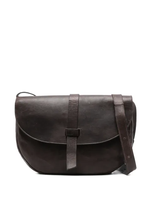 SOMMET leather flap-closure shoulder bag