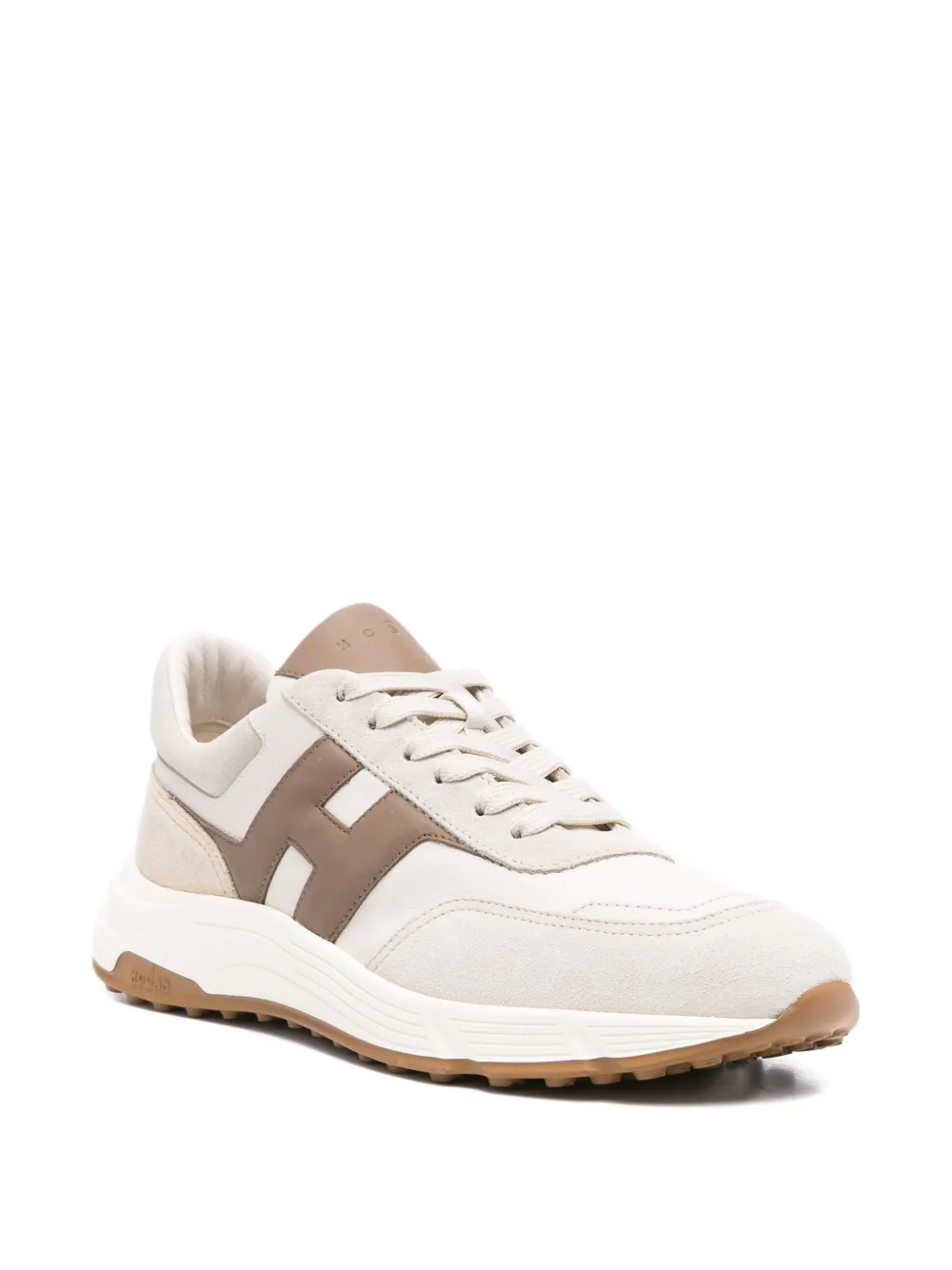 Hogan Hyperlight leather sneakers Neutrals