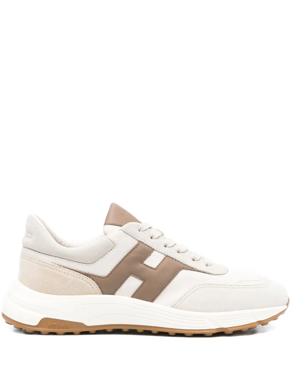 Hogan Hyperlight leather sneakers Neutrals