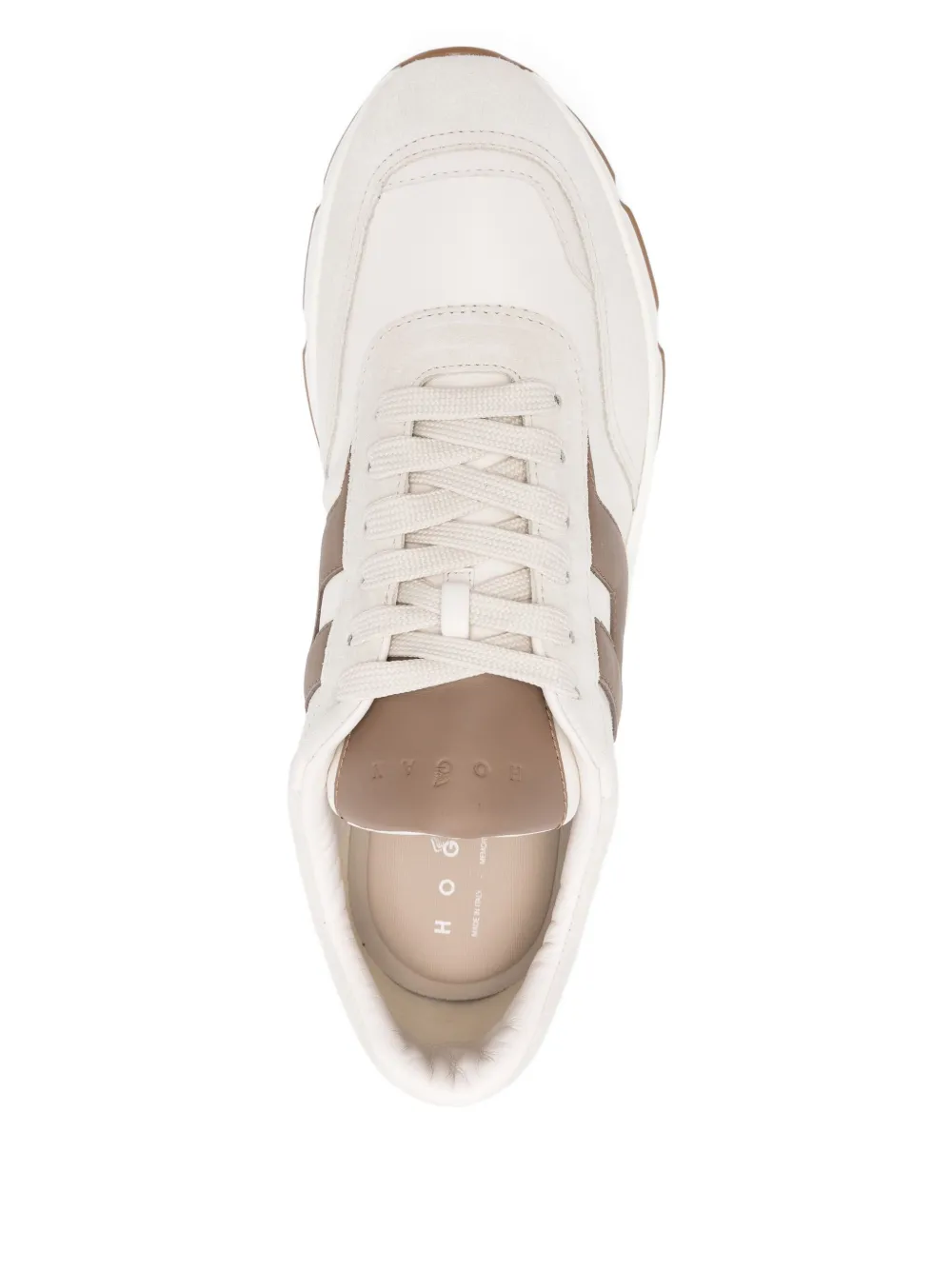 Hogan Hyperlight leather sneakers Neutrals
