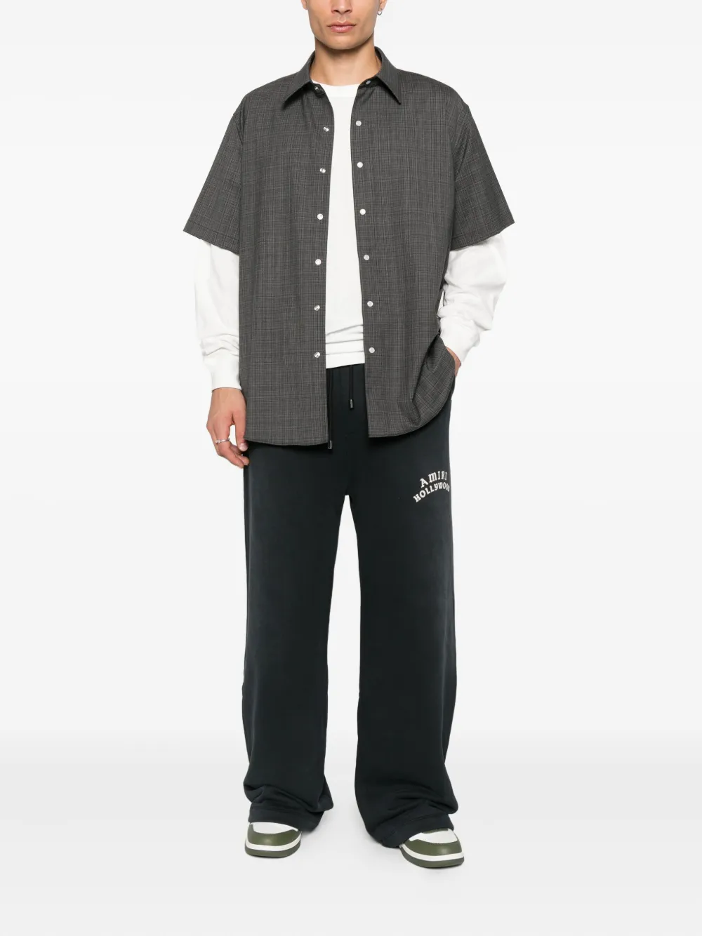 AMIRI Hollywood logo sweatpants - Zwart