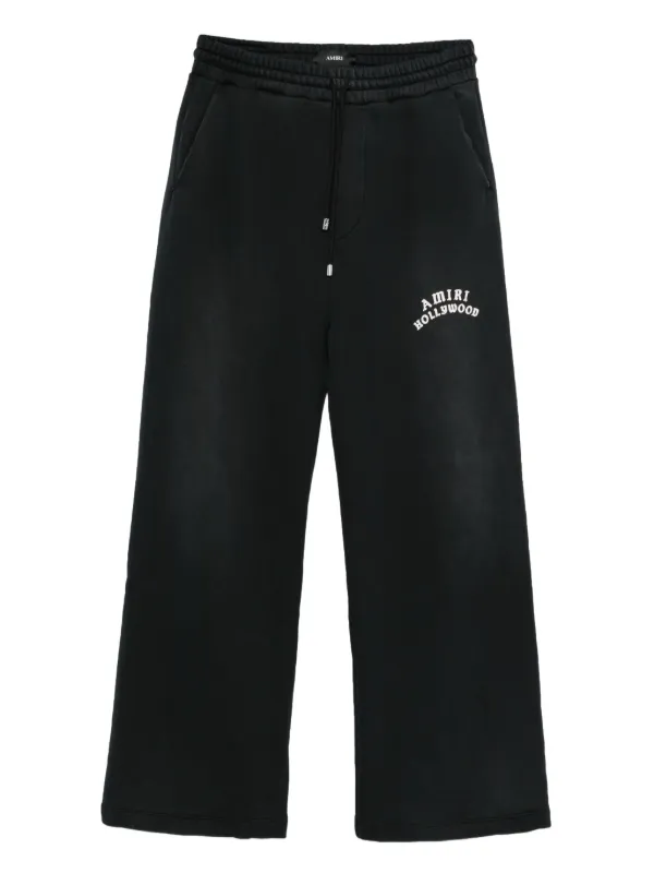 Ameri　NEW LOGO SWEAT PANTS Amiri Cotton Wide-Leg Sweatpants | Saks Fifth Avenue