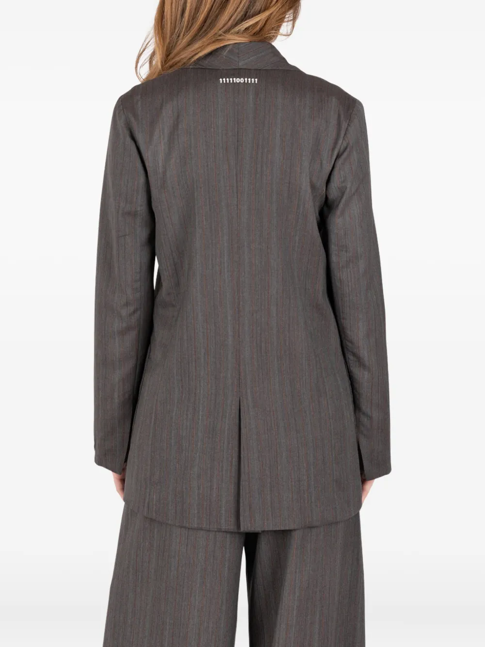 Société Anonyme pinstripe single-breasted blazer Grijs