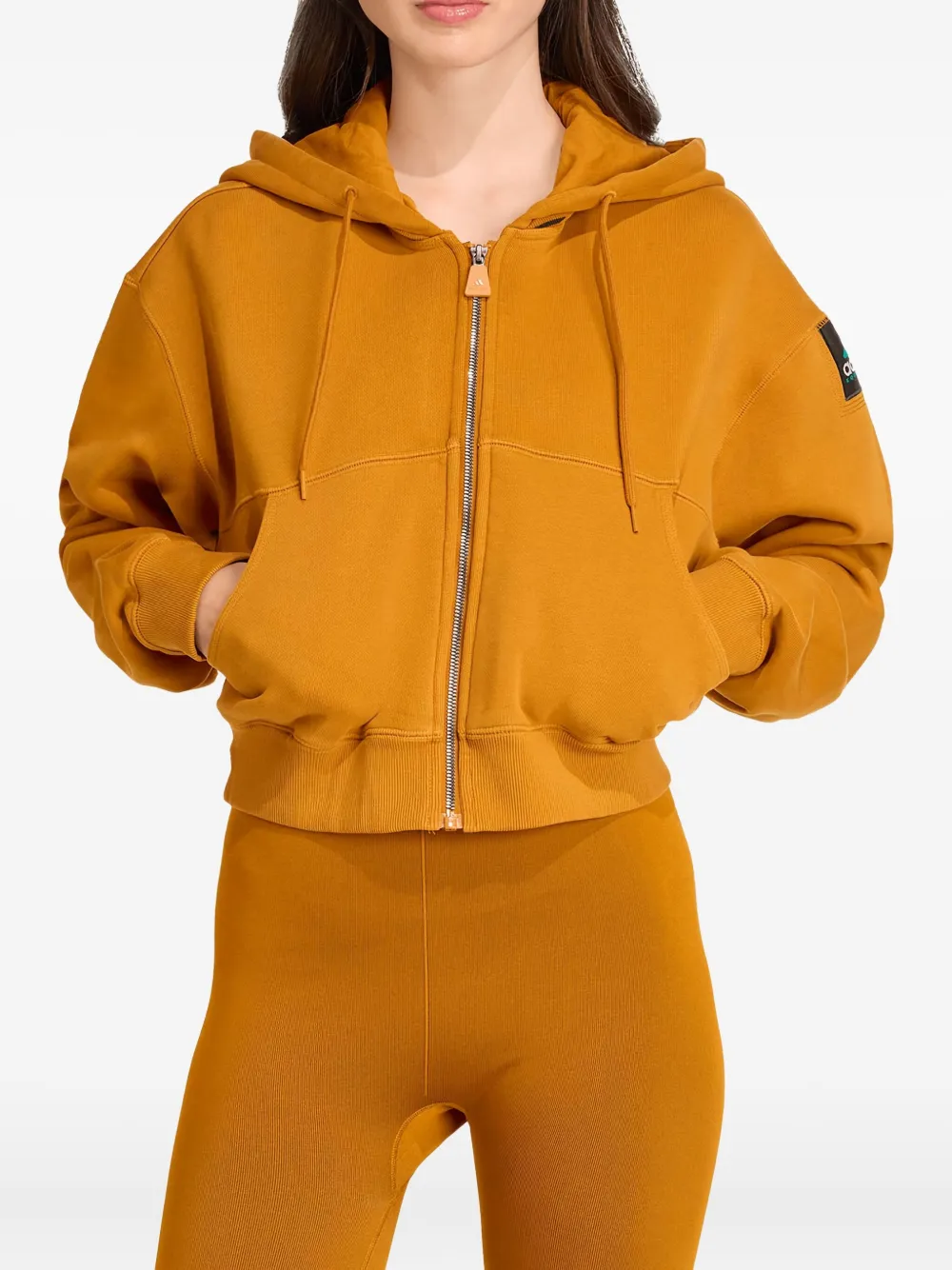 Adidas Hoodie met logopatch - Bruin