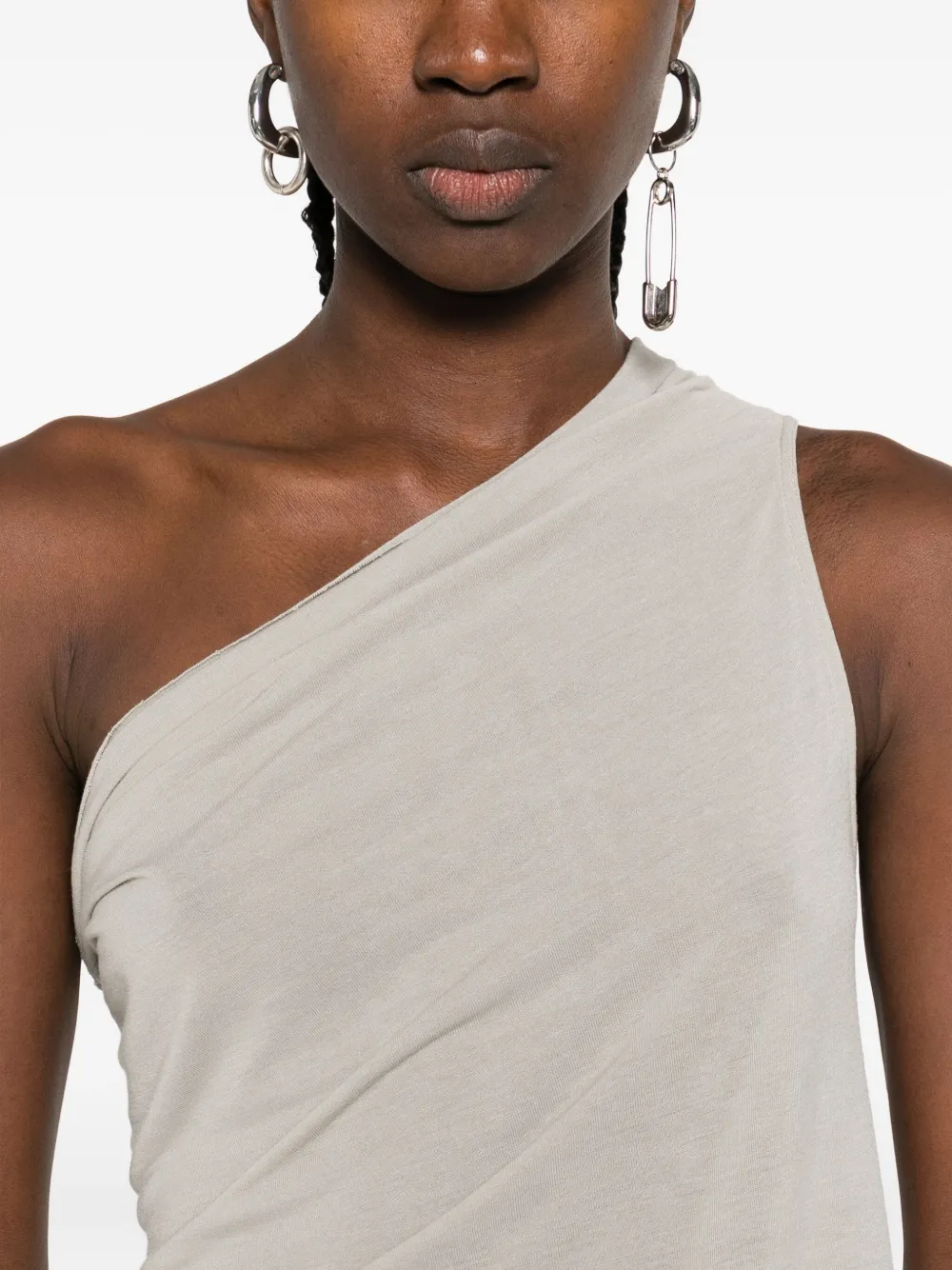 Rick Owens Asymmetrische top Grijs
