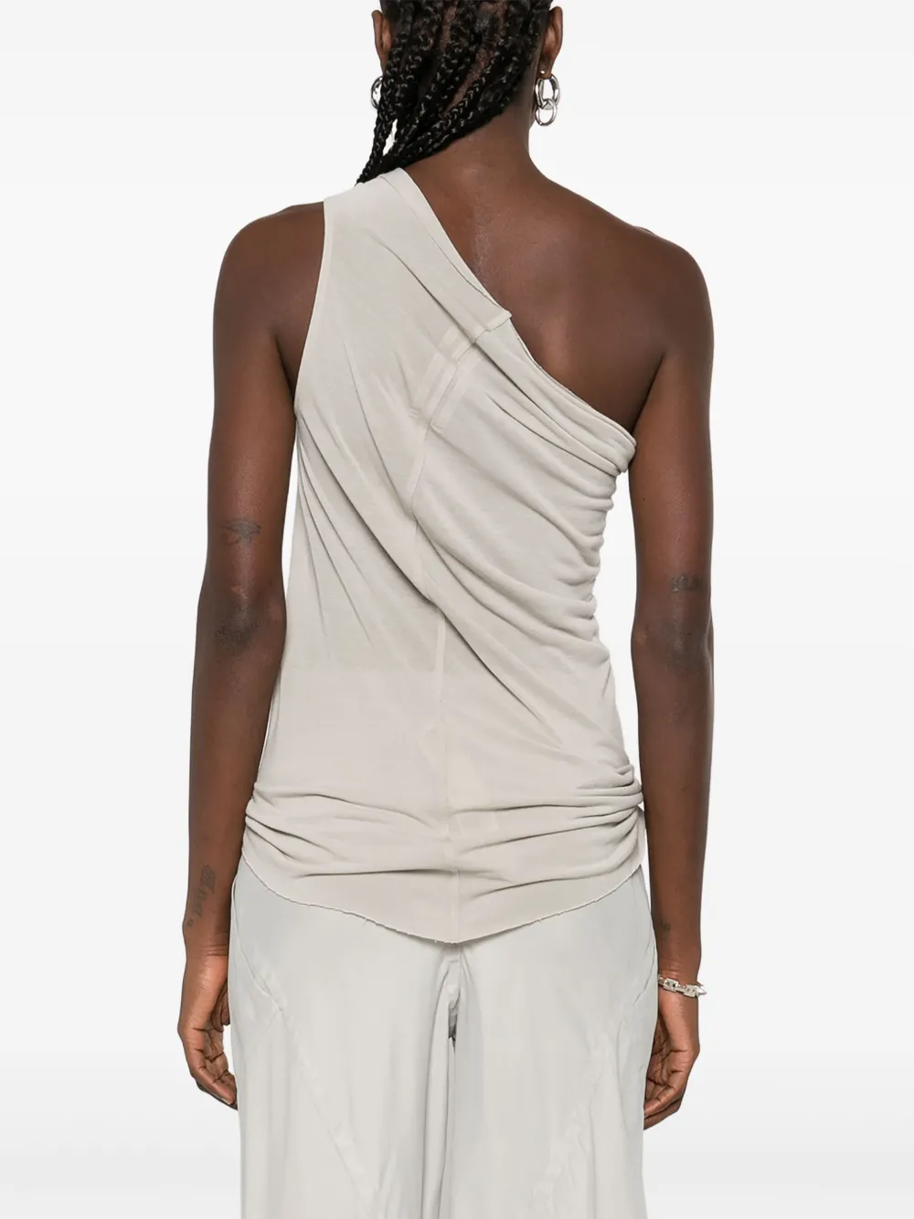 Rick Owens Asymmetrische top Grijs