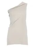 Rick Owens one-shoulder draped top - Grey