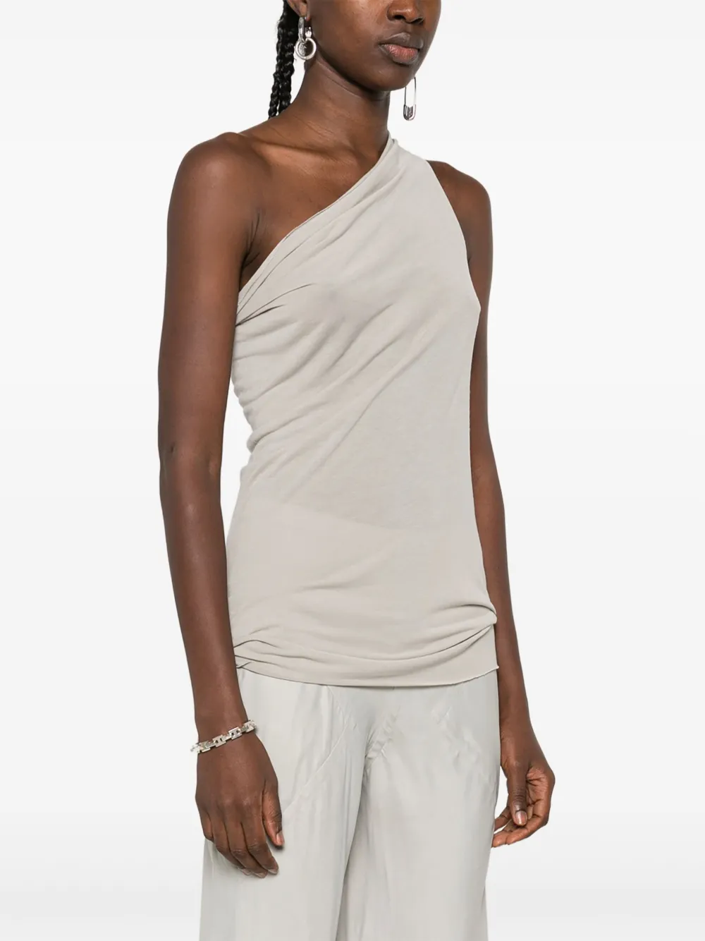 Rick Owens Asymmetrische top Grijs