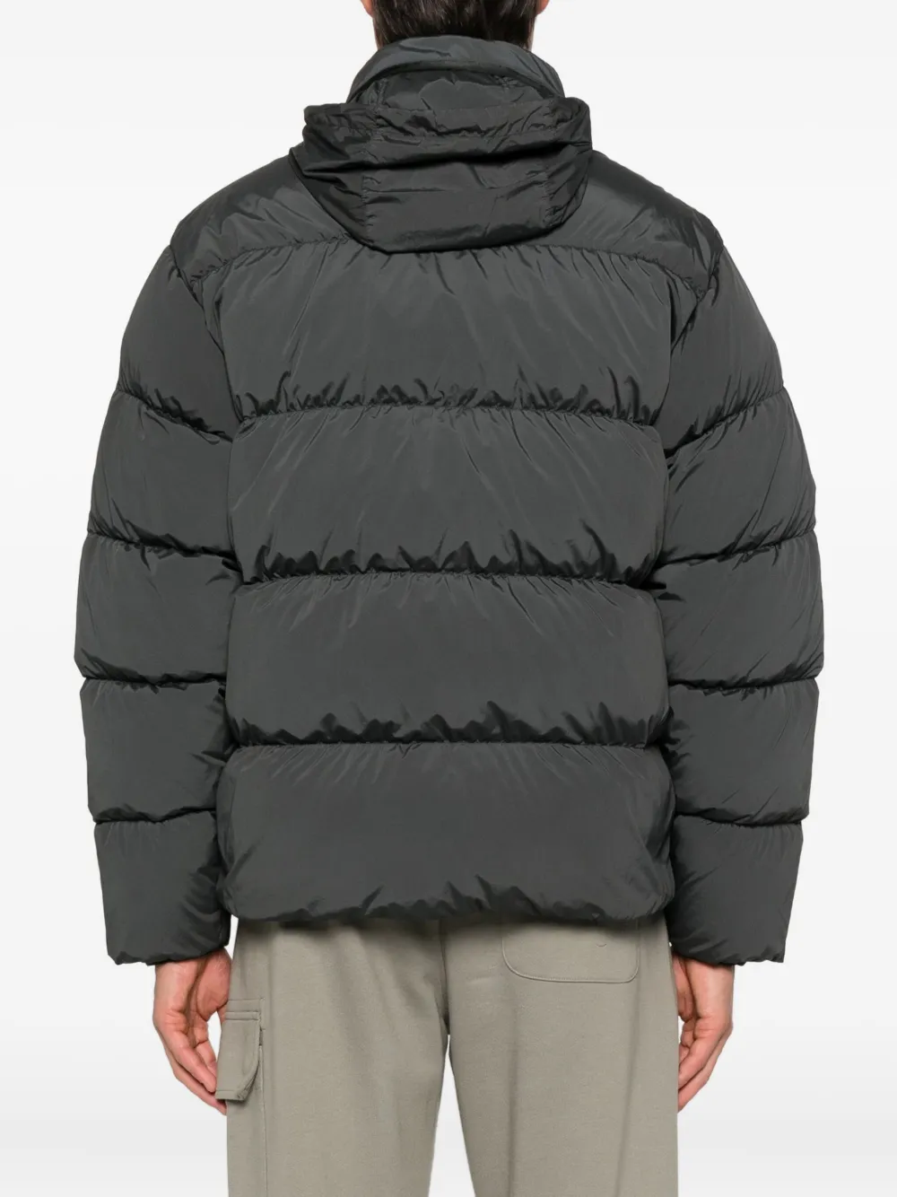 C.P. Company quilted puffer jacket Grijs