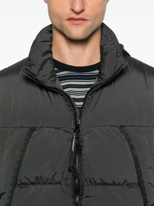 Company Quilted Puffer Jacket Grey FARFETCH IN