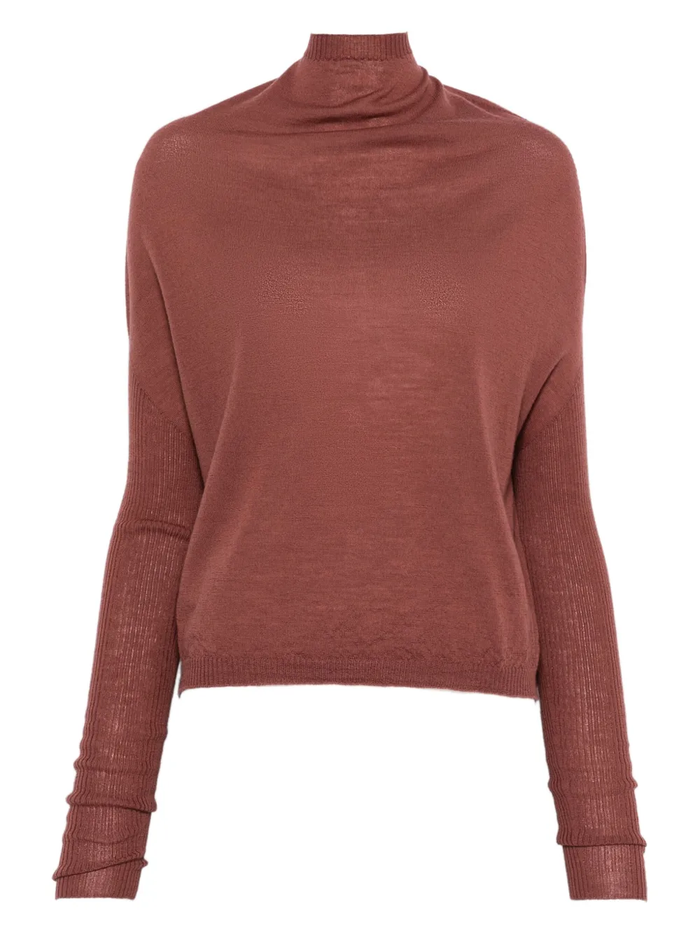 Rick Owens Top met hoge hals Roze