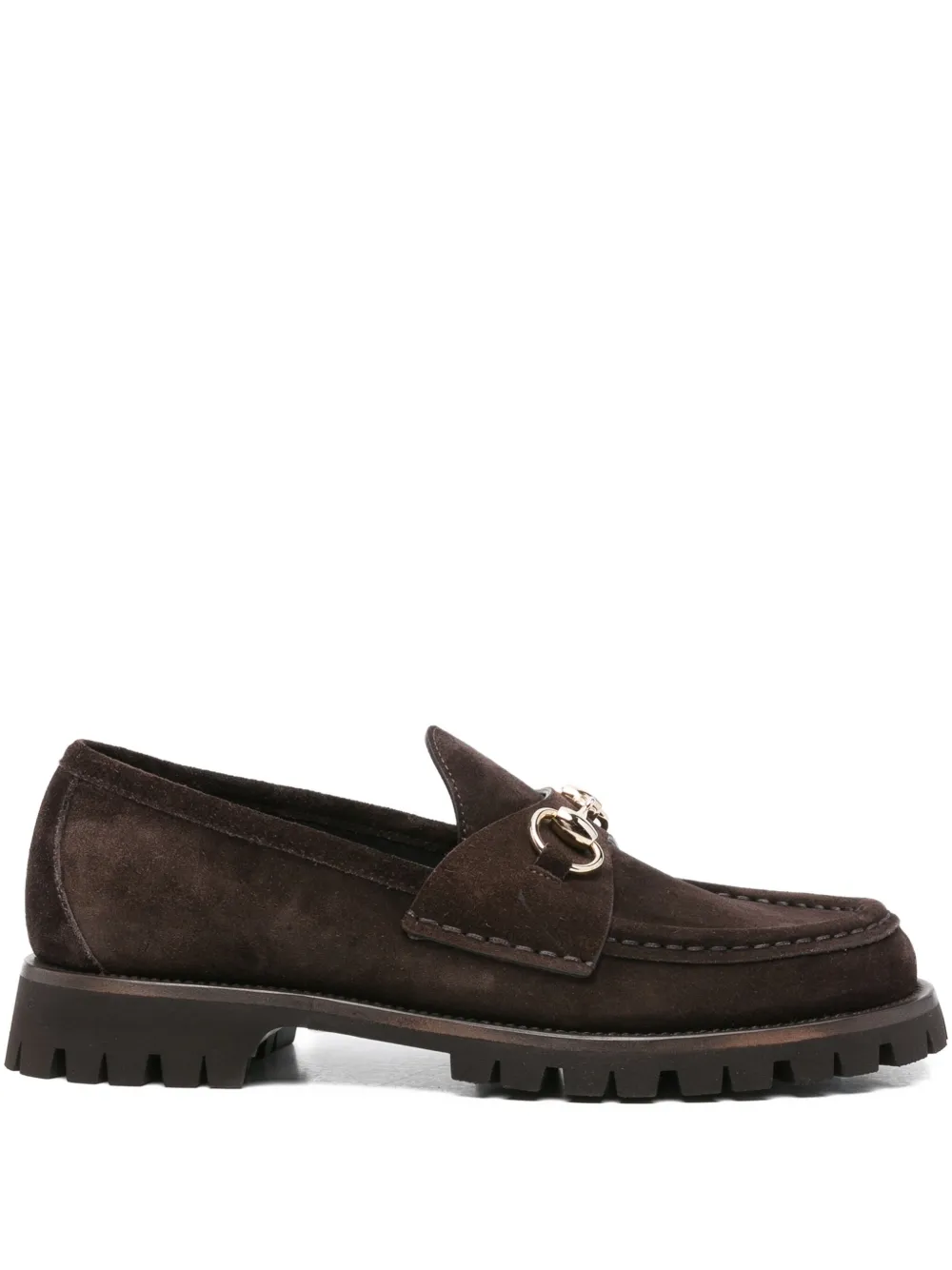 Gucci Horsebit lug-sole loafers Brown