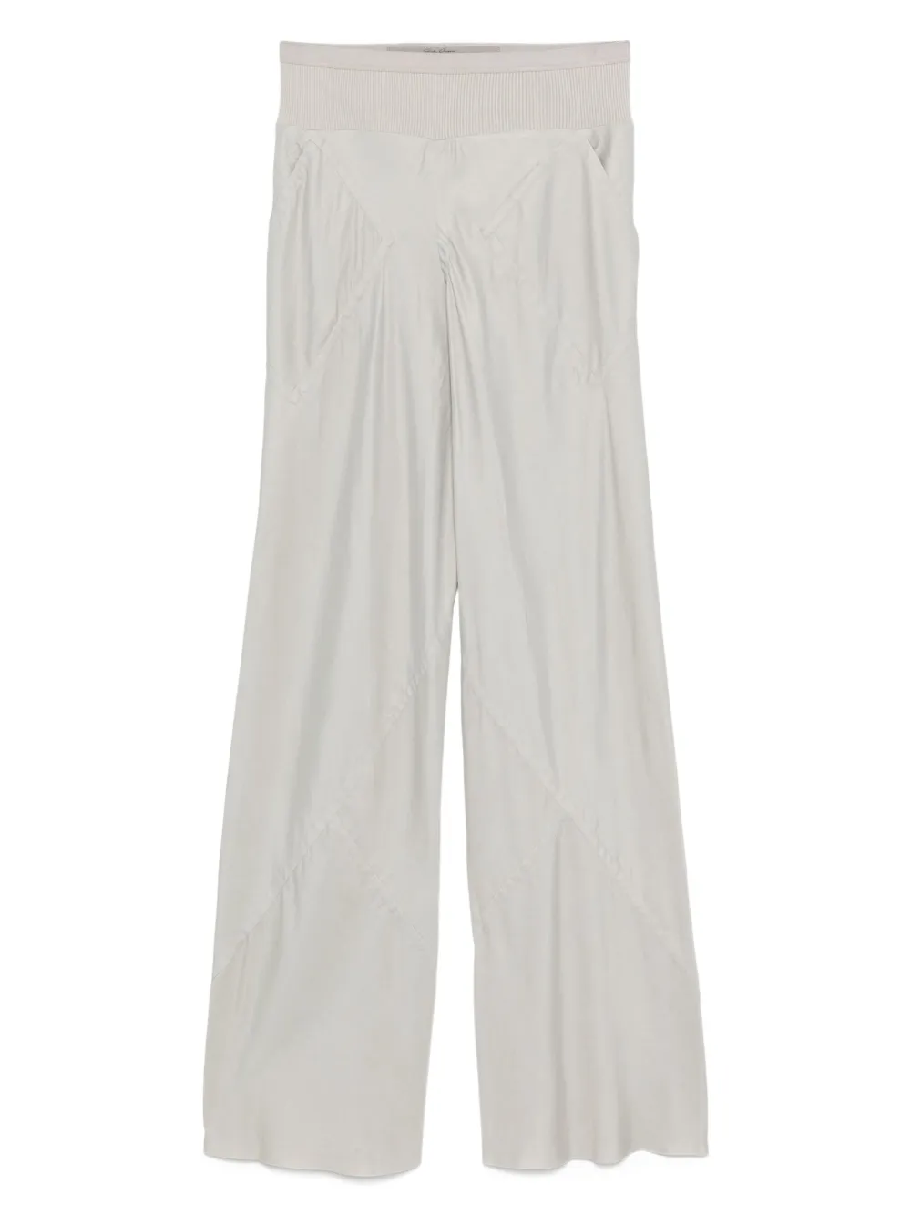 Rick Owens Straight broek met elastische taille Grijs