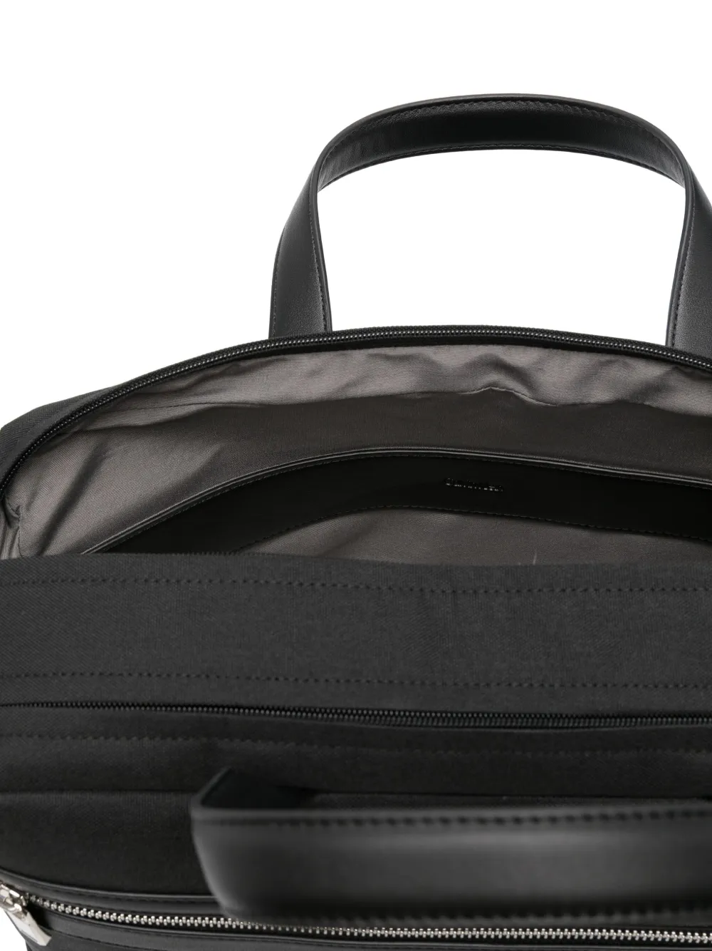 Calvin Klein Zip-fastening Laptop Bag In Black