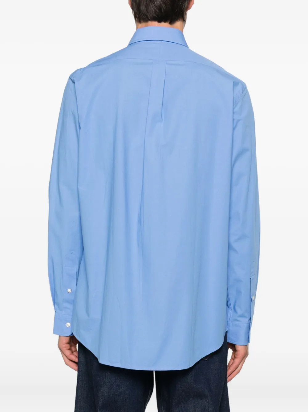 Polo Ralph Lauren Katoenen overhemd met lange mouwen Blauw