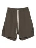Rick Owens drawstring side-split shorts - Green