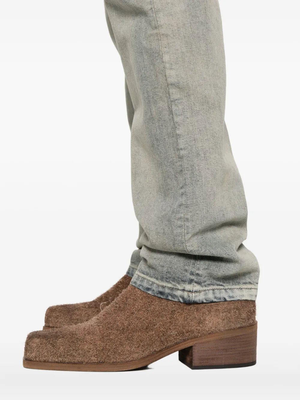 Rick Owens DRKSHDW stitching-details jeans Blauw