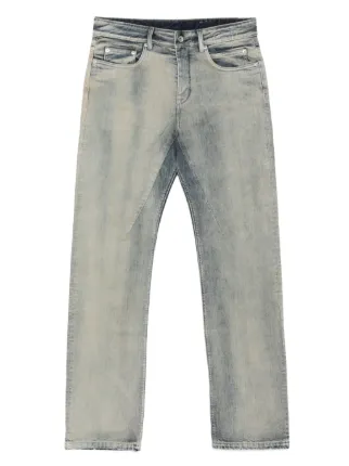 Rick Owens DRKSHDW Fog Cut stitching-details Jeans | Blue | FARFETCH