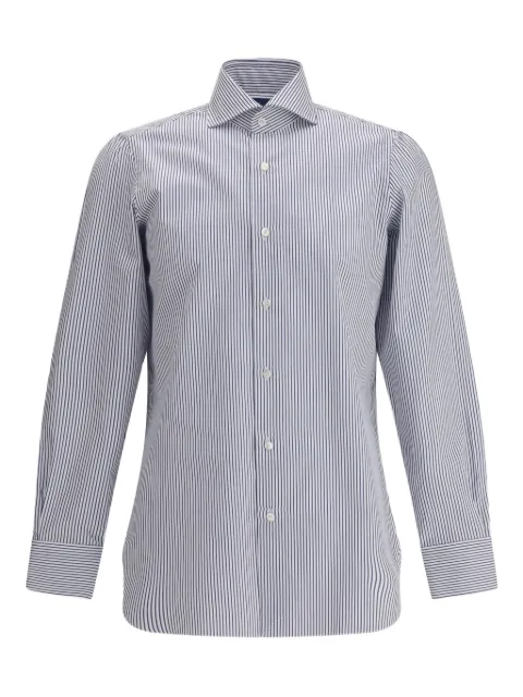 Finamore 1925 Napoli striped long-sleeved shirt