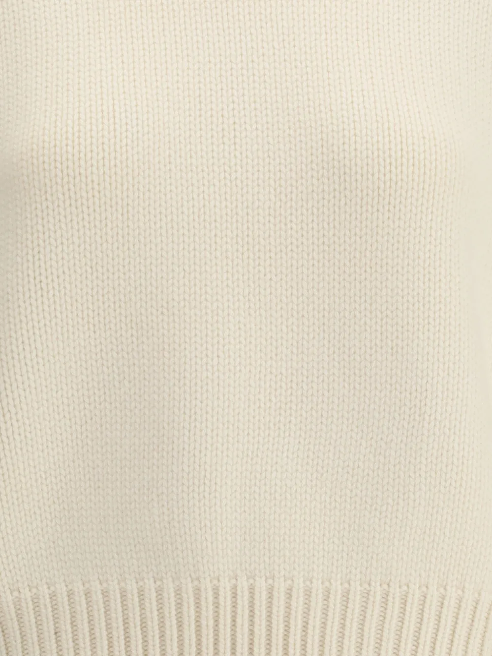 SA SU PHI crew-neck knitted sweater Wit