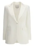 SA SU PHI Andrea single-button blazer - White