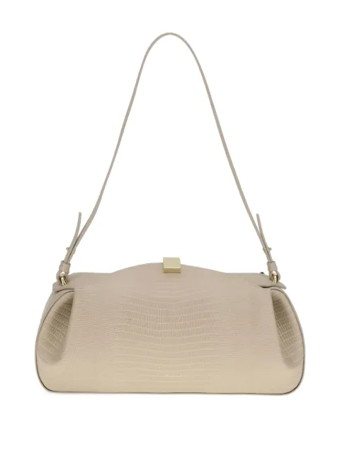 Yuzefi Oyster embossed-leather clutch bag