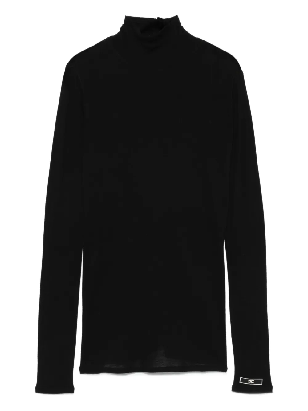 Elisabetta Franchi Top met lange mouwen Zwart