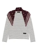 Seafarer striped bandana-detail long-sleeves T-shirt - Neutrals