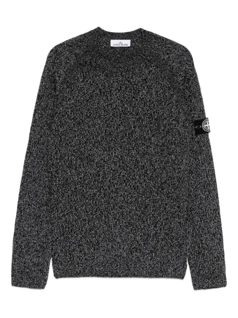 Stone Island speckled knit sweater