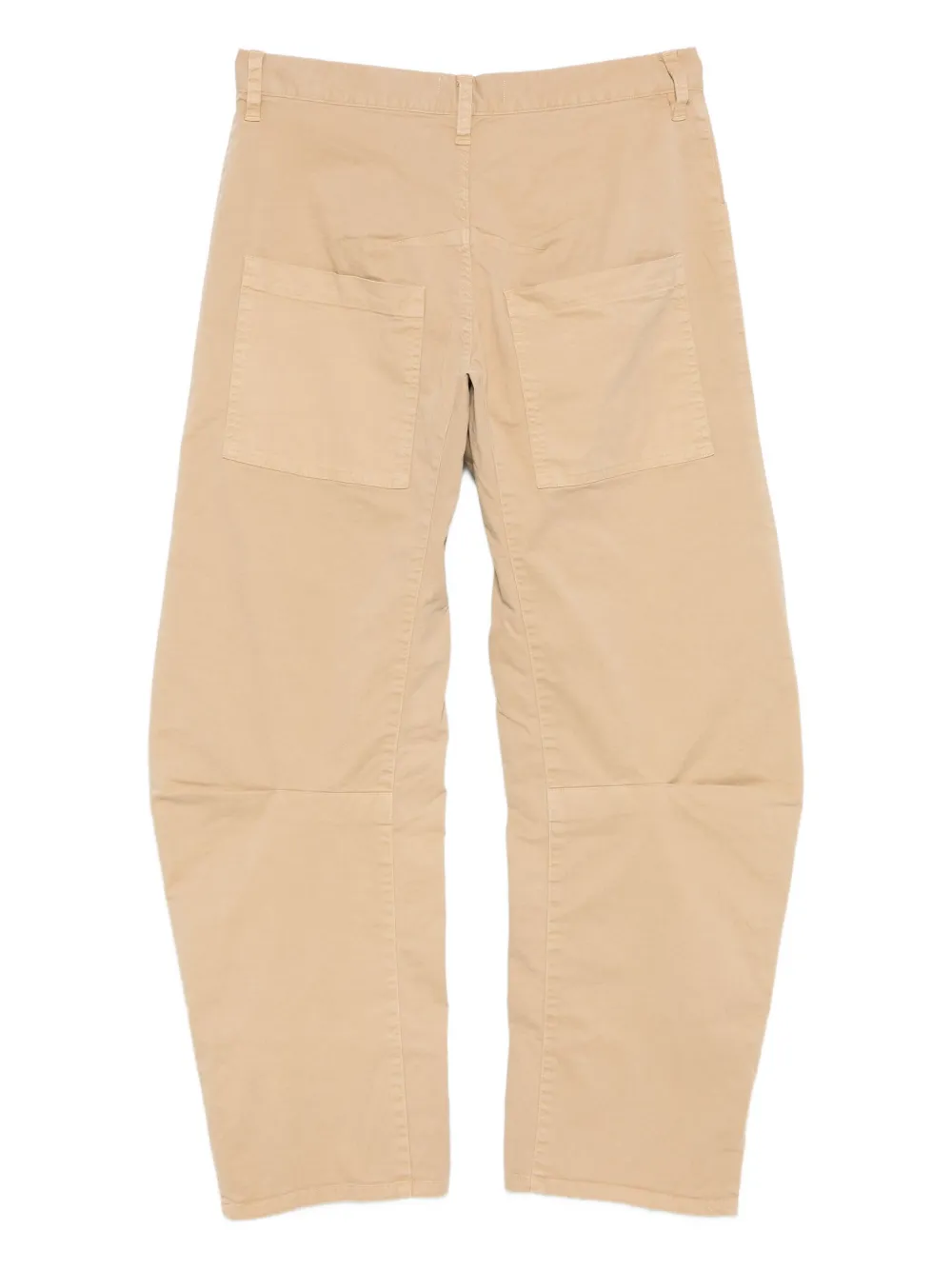 Nili Lotan patch-pocket jeans Beige