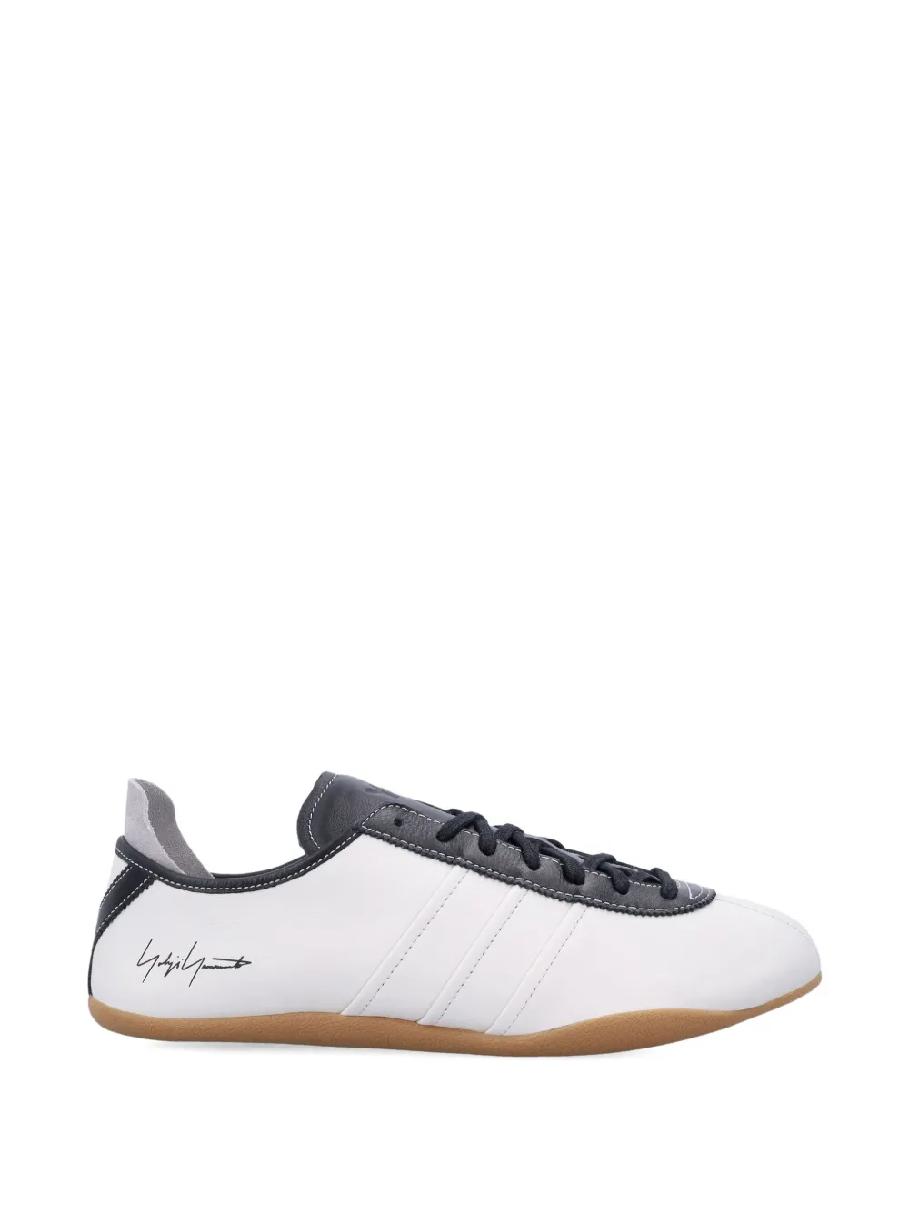 Y-3 Tokyo leather-panelled lace-up sneakers White