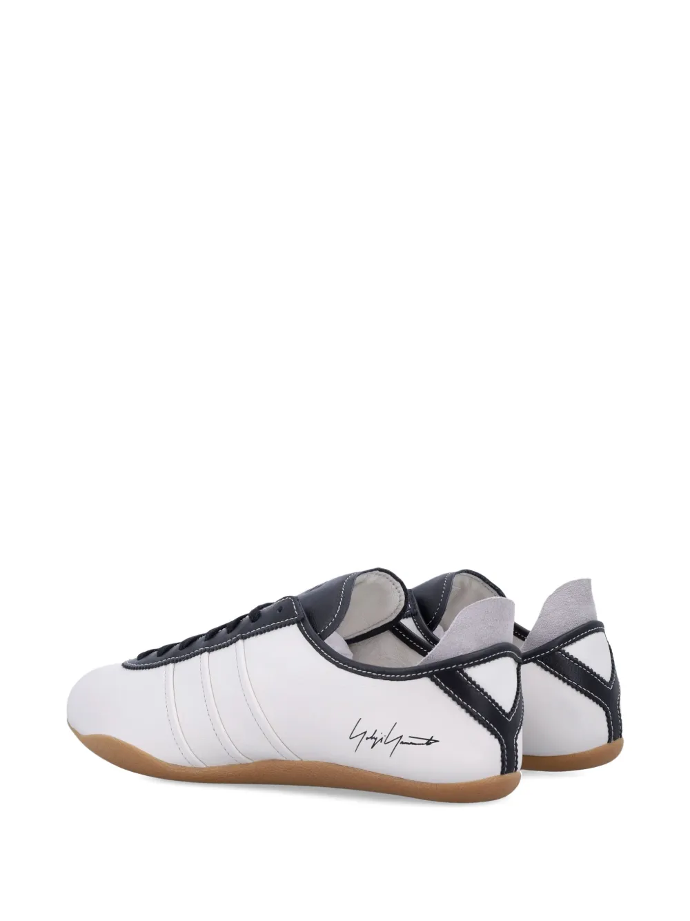 Y-3 Tokyo leather-panelled lace-up sneakers White