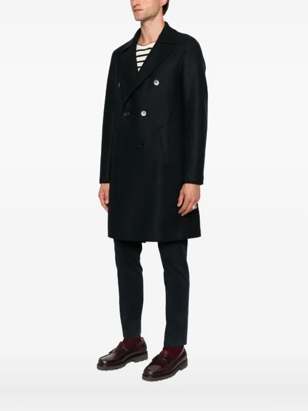 Harris Wharf London ダブルコート | ブルー | FARFETCH JP