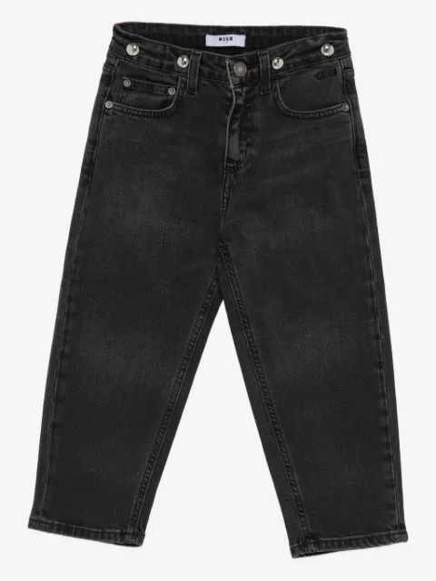 MSGM Kids button-fastening jeans