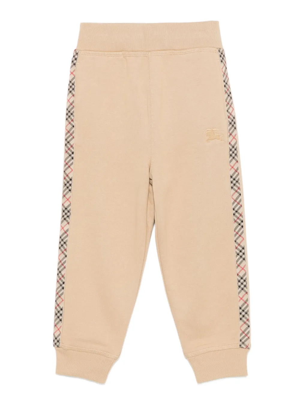 Burberry Kids Trainingsbroek met geruit vlak Beige