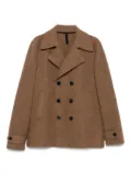 Harris Wharf London double-breasted wool peacoat - Brown