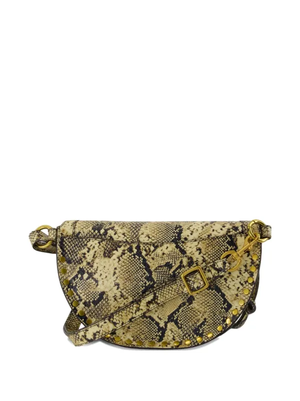 ISABEL MARANT snake-pattern Belt Bag | Green | FARFETCH