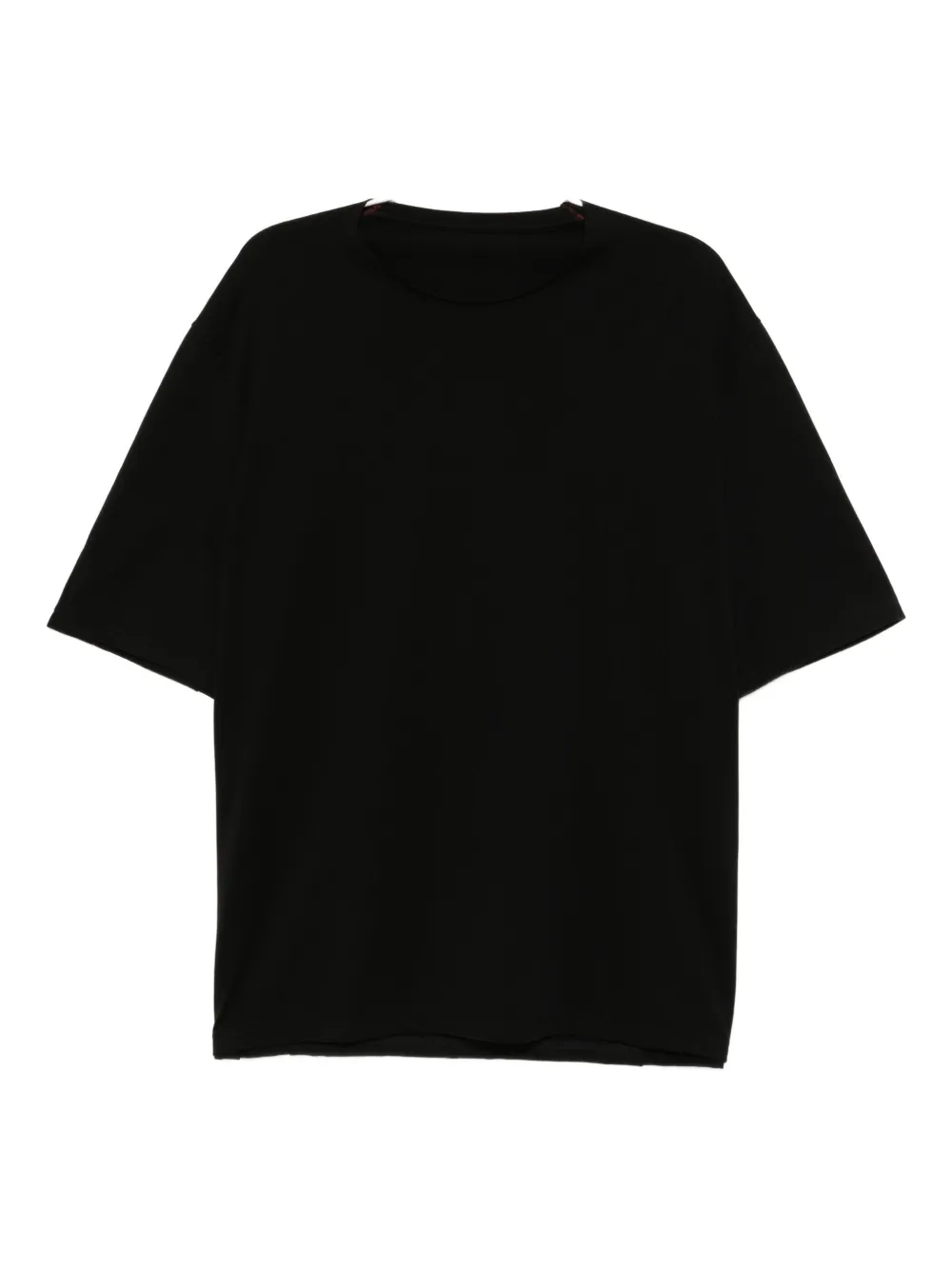 Devoa Cotton T-shirt In Black