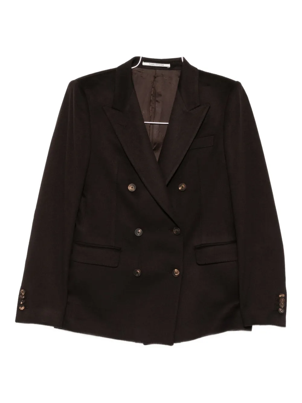 Tagliatore Parisian Style Blazer Pockets In Brown
