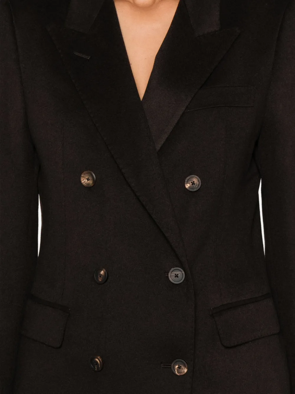 Tagliatore Parisian Style Blazer Pockets In Brown