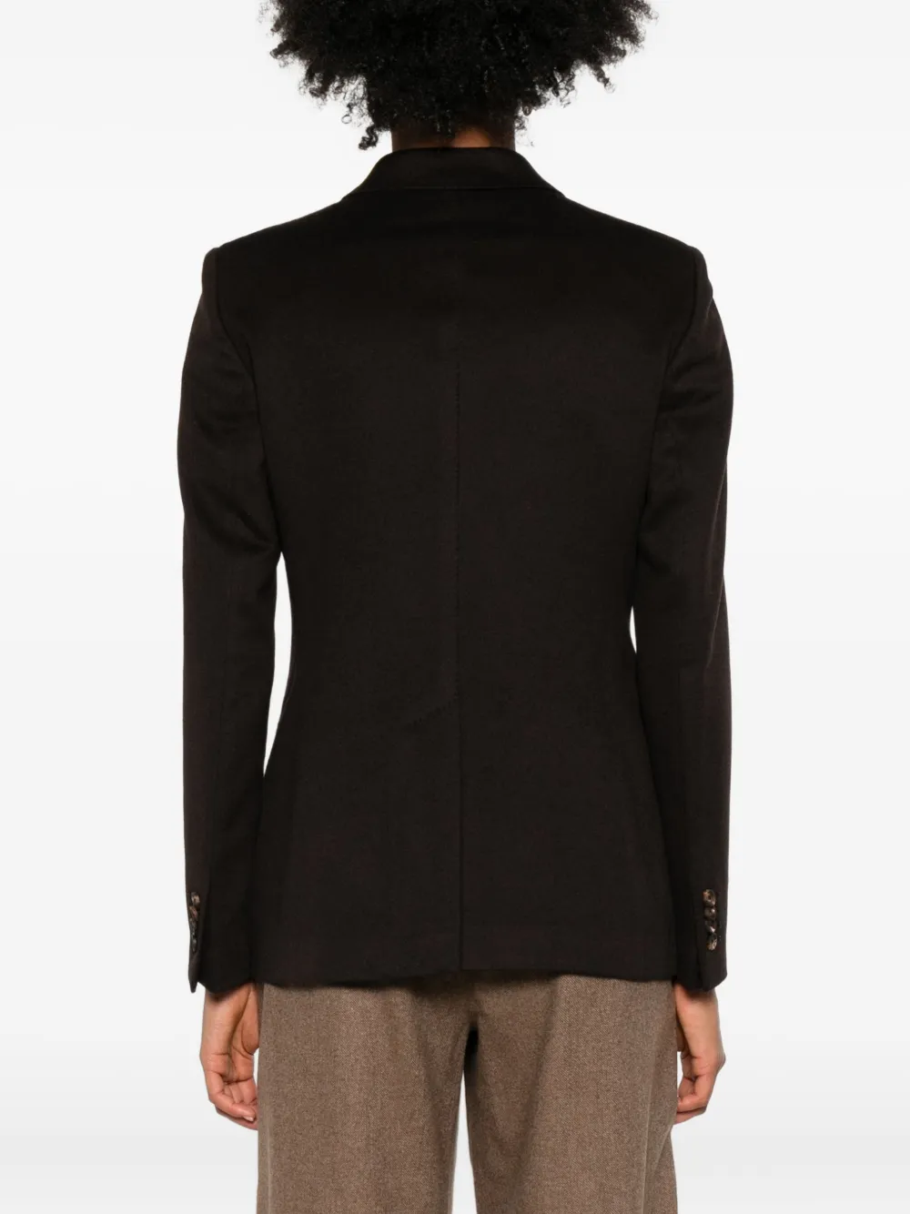 Tagliatore Parisian Style Blazer Pockets In Brown