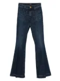 Seafarer Capucine flap-pocket bootcut jeans - Blue