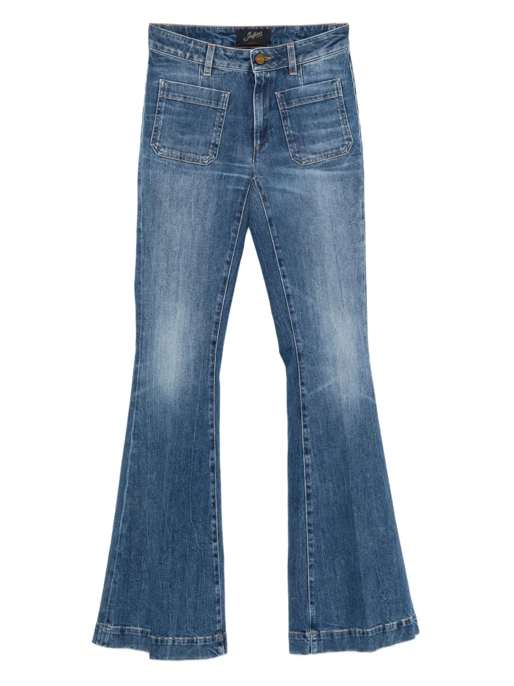 Delphine pocket flare jeans