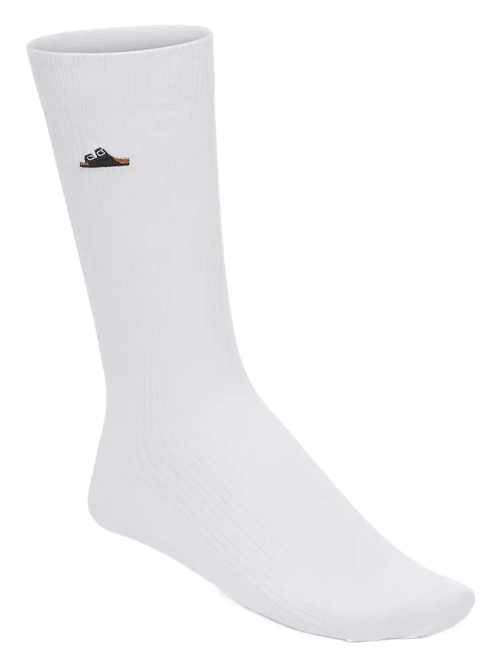 Birkenstock Calzini con ricamo - Bianco